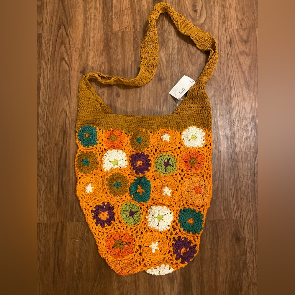 NWT Floral Print Knit Urban Outfitters Bag